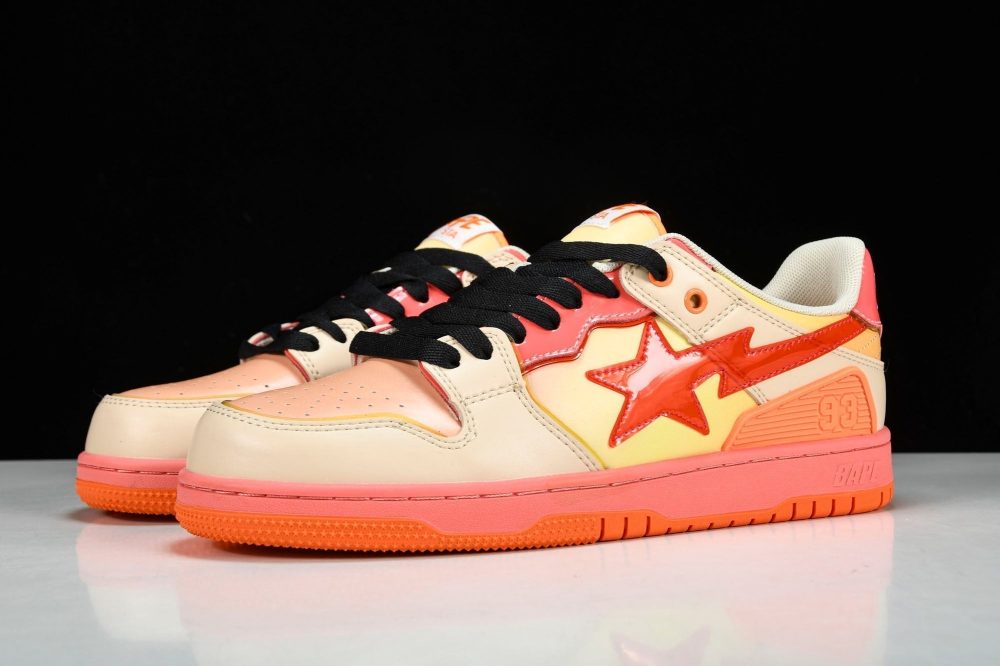A Bathing Ape Bape SK8 Sta ‘Orange’ - Image 2