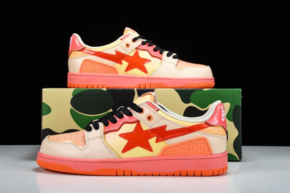 A Bathing Ape Bape SK8 Sta ‘Orange’ - Image 20