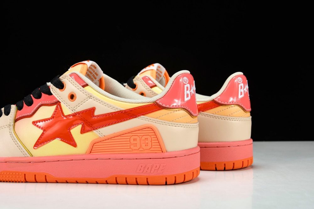 A Bathing Ape Bape SK8 Sta ‘Orange’ - Image 8