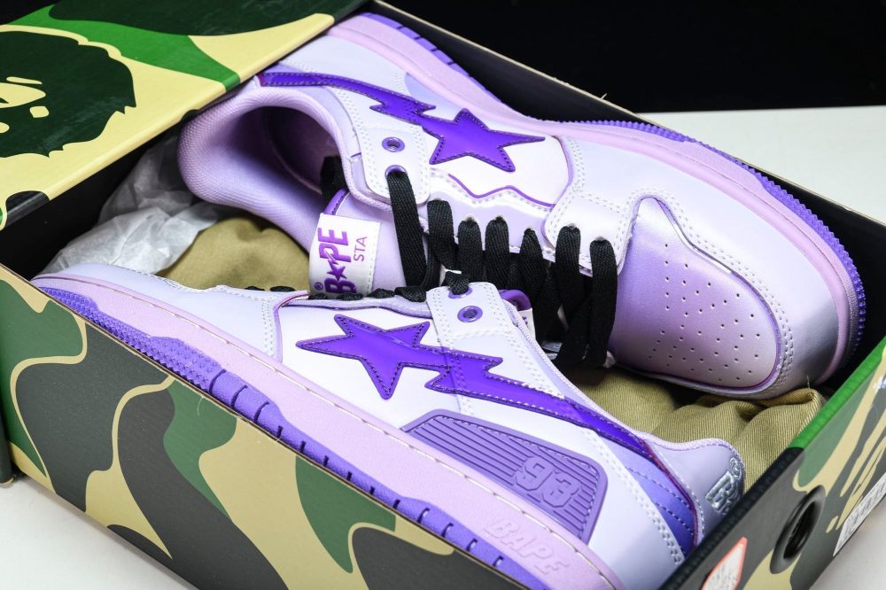 A Bathing Ape Bape SK8 Sta ‘Purple’ - Image 19