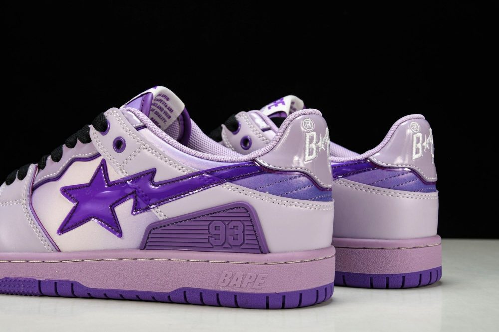 A Bathing Ape Bape SK8 Sta ‘Purple’ - Image 8