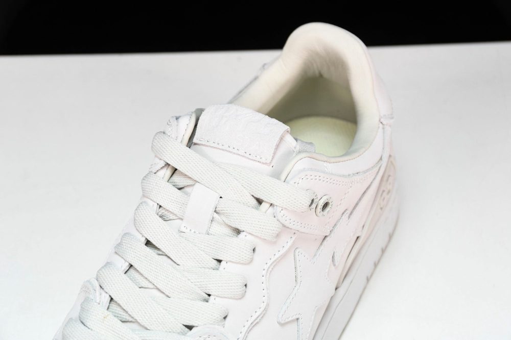 A Bathing Ape Bape SK8 Sta ‘Triple White’ - Image 10