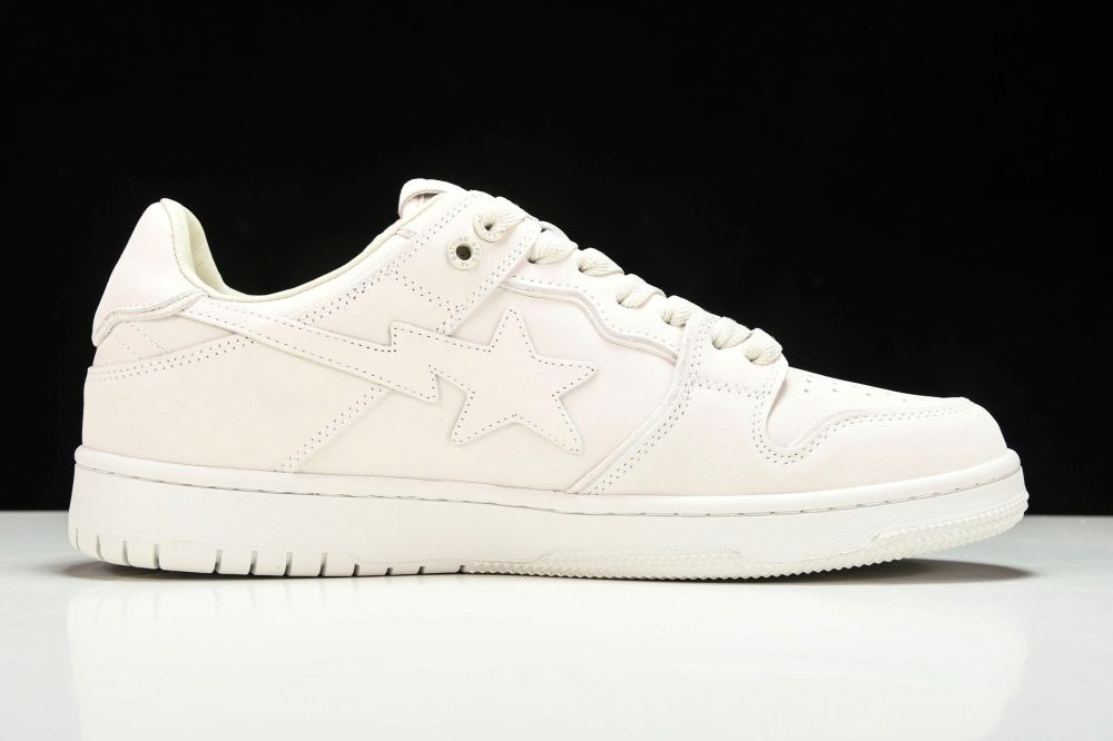 A Bathing Ape Bape SK8 Sta ‘Triple White’ - Image 3