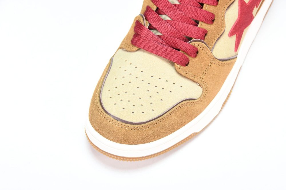 A Bathing Ape Bape SK8 Sta ‘Wheat Red’ - Image 9