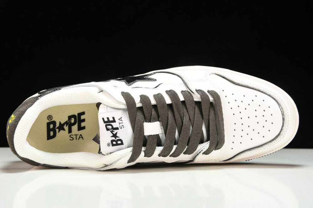 A Bathing Ape Bape SK8 Sta ‘White Silver’ - Image 5