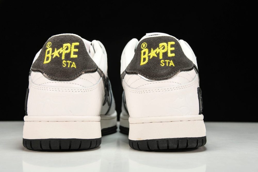 A Bathing Ape Bape SK8 Sta ‘White Silver’ - Image 8