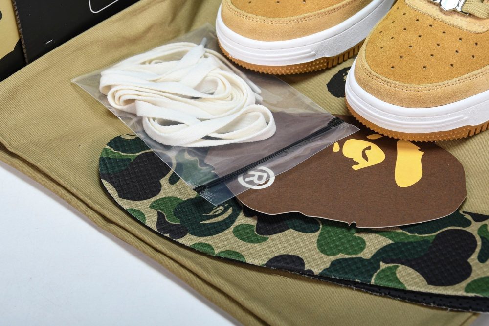 A Bathing Ape Bape Sta ‘Beige Seude' - Image 21