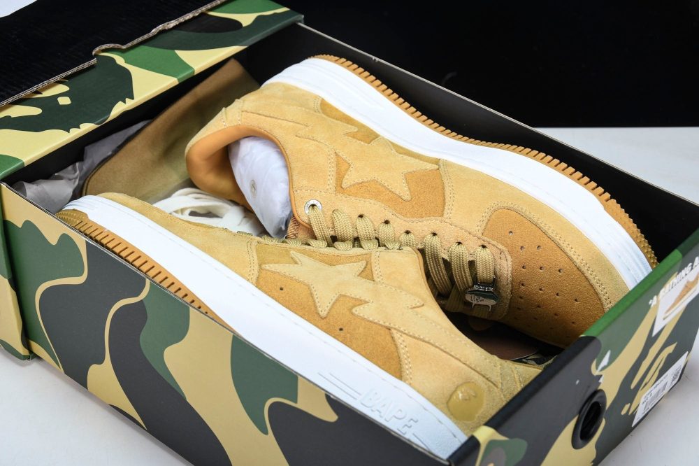 A Bathing Ape Bape Sta ‘Beige Seude' - Image 23