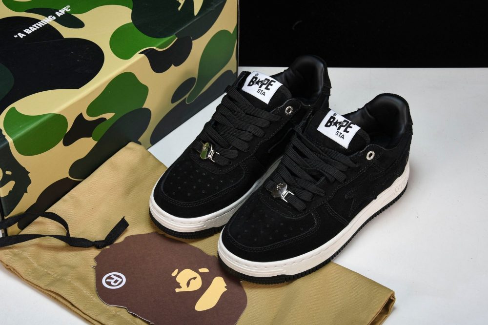 A Bathing Ape Bape Sta 'Black' - Image 13