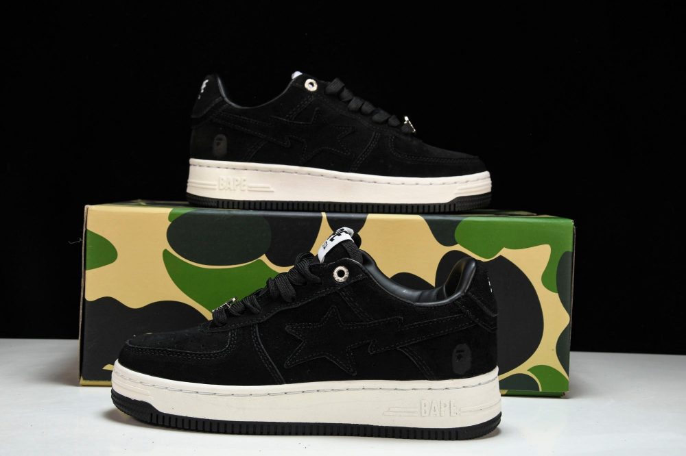 A Bathing Ape Bape Sta 'Black' - Image 15