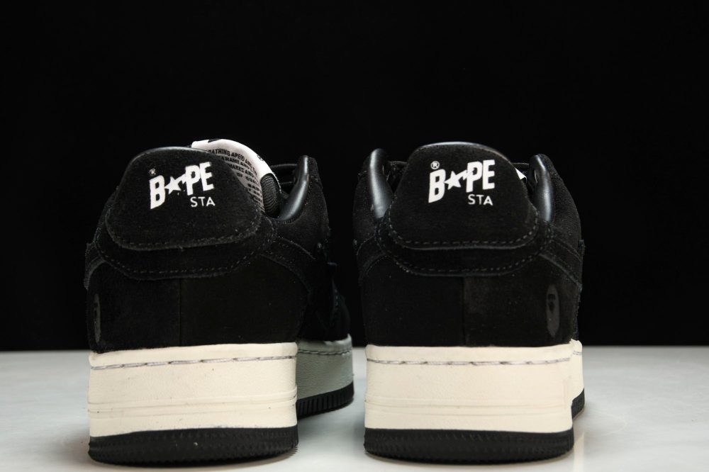 A Bathing Ape Bape Sta 'Black' - Image 7