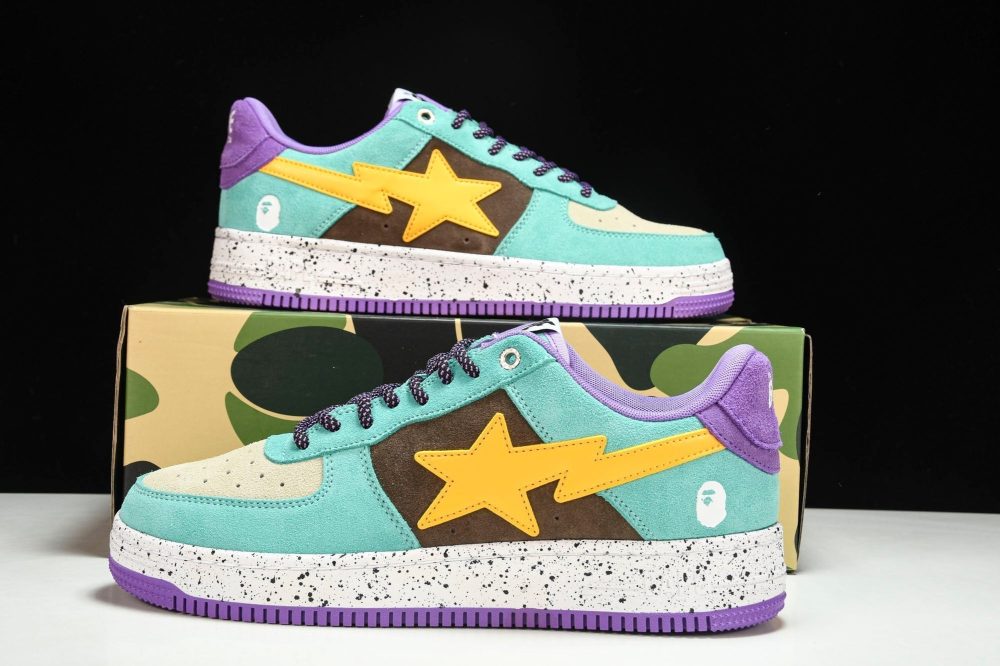 A Bathing Ape Bape Sta 'Brown Yellow' - Image 19