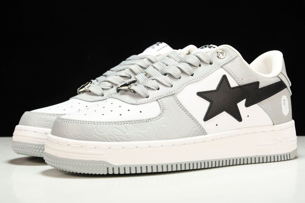 A Bathing Ape Bape Sta ‘Grey Black’ - Image 2