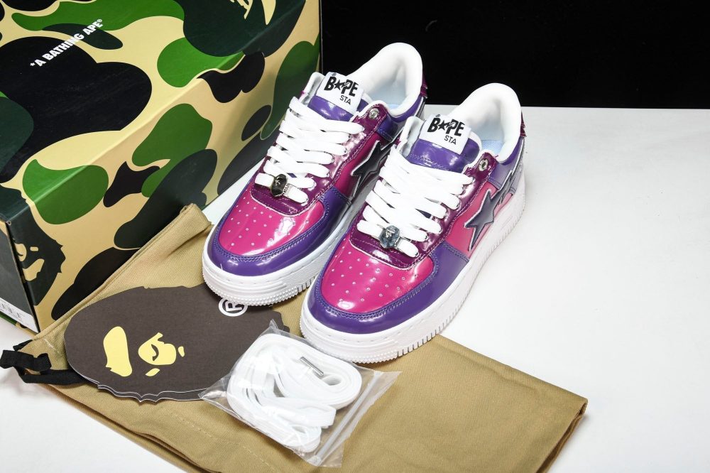 A Bathing Ape Bape Sta M1 'Camo Combo - Purple' - Image 17