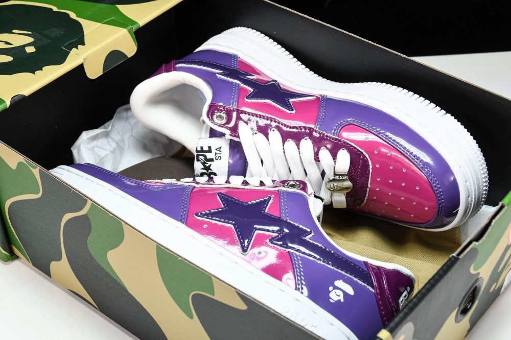 A Bathing Ape Bape Sta M1 'Camo Combo - Purple' - Image 18