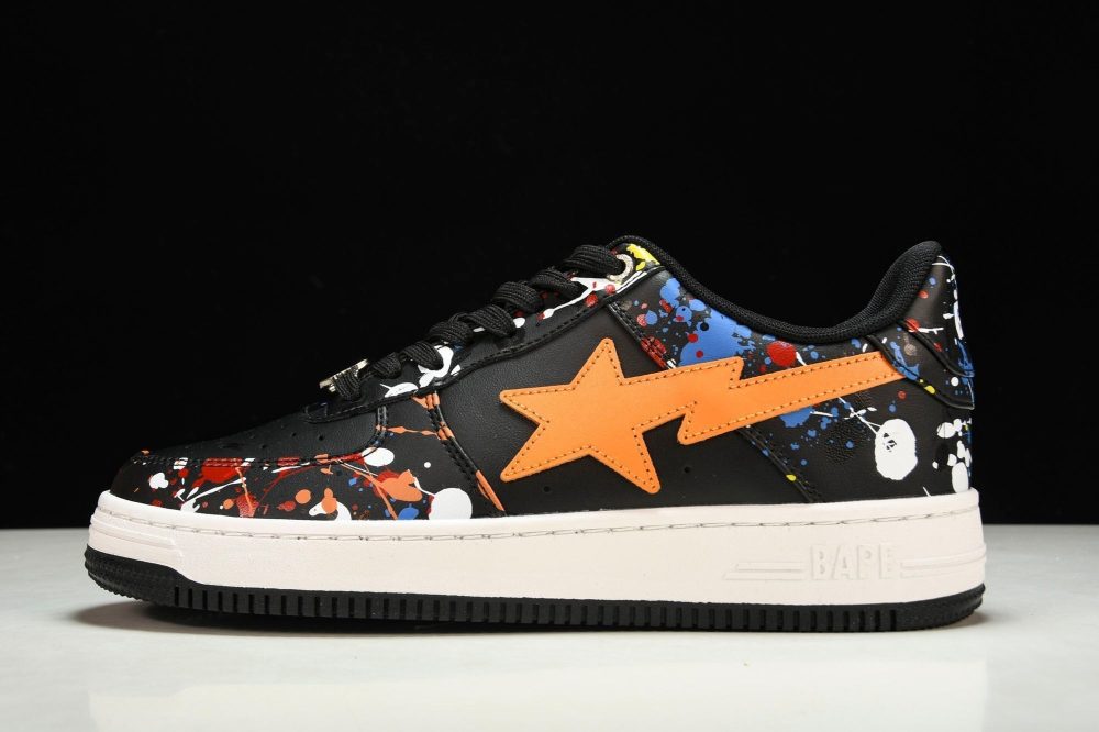 A Bathing Ape Bape Sta 'Paint Black'