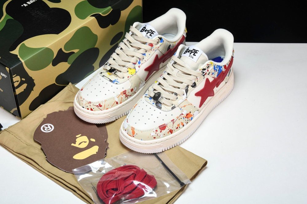 A Bathing Ape Bape Sta 'Paint' - Image 17