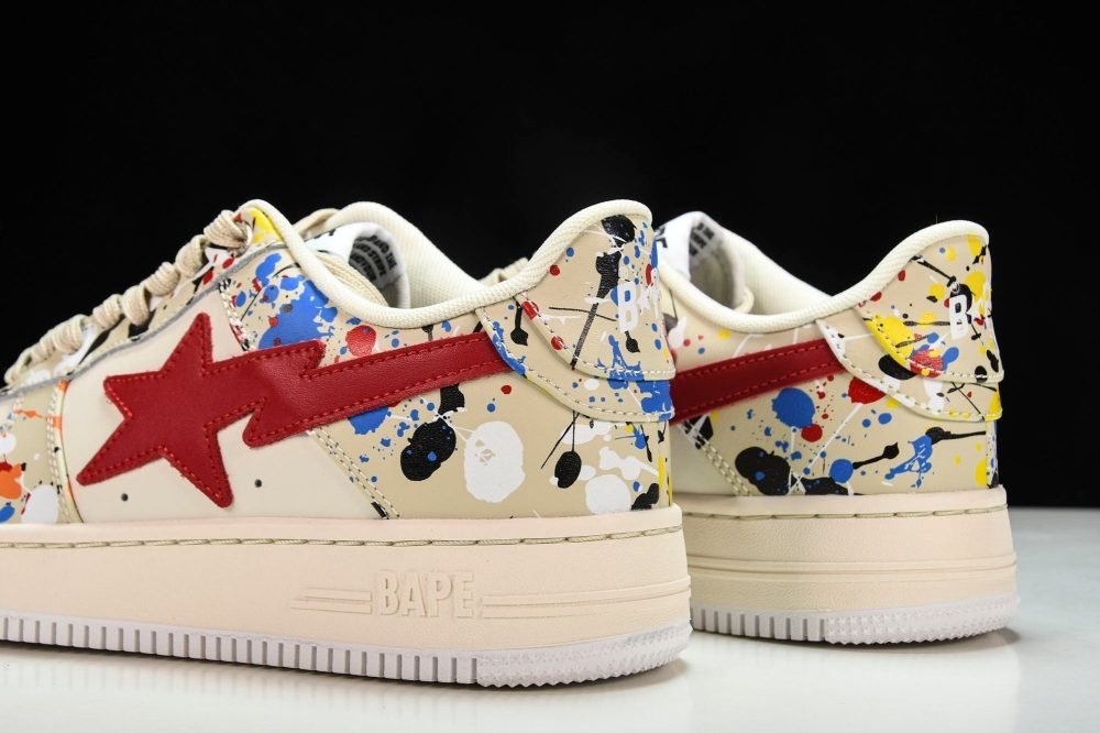A Bathing Ape Bape Sta 'Paint' - Image 8
