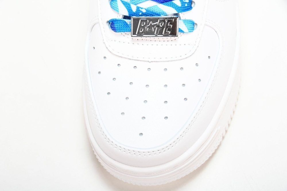 A Bathing Ape Bape Sta 'White ABC Camo - Blue' - Image 11