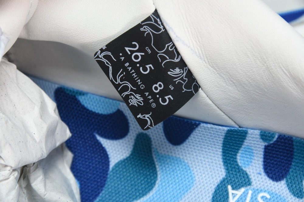 A Bathing Ape Bape Sta 'White ABC Camo - Blue' - Image 14