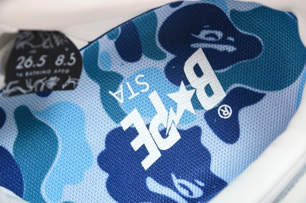 A Bathing Ape Bape Sta 'White ABC Camo - Blue' - Image 15