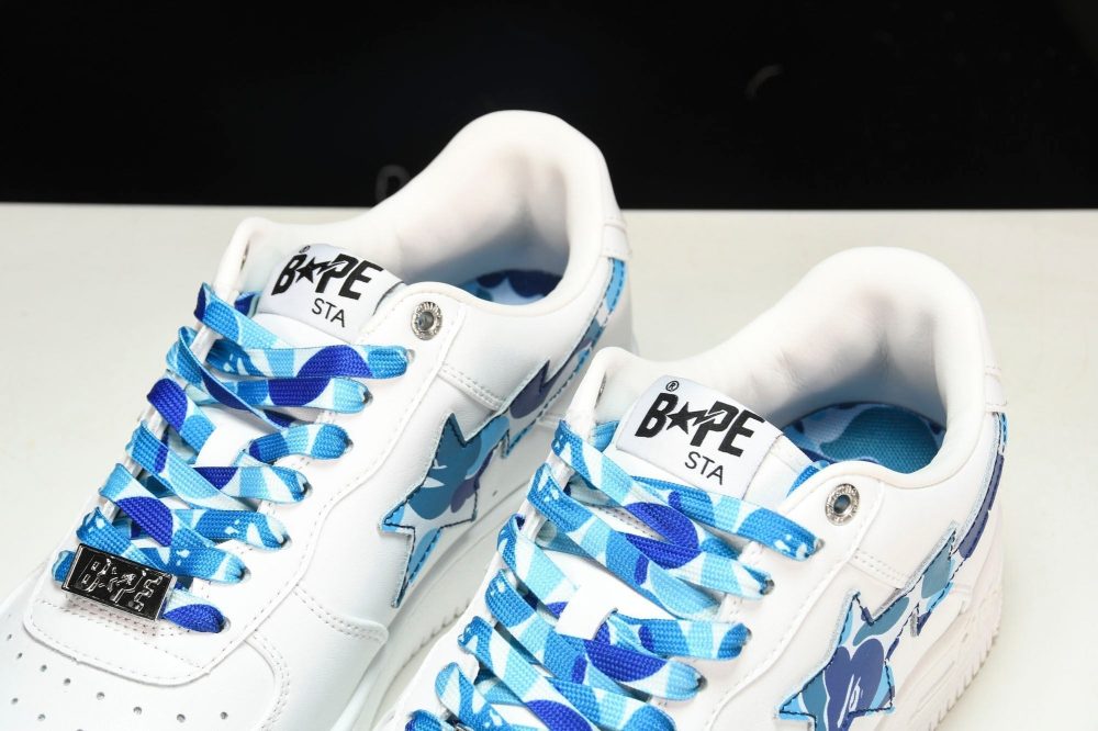 A Bathing Ape Bape Sta 'White ABC Camo - Blue' - Image 20