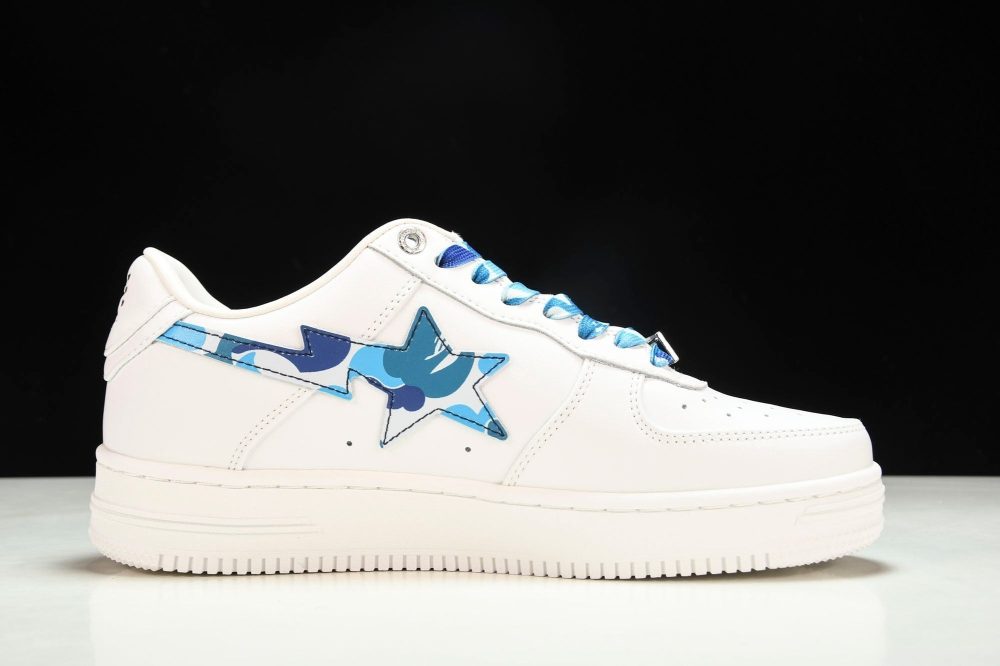 A Bathing Ape Bape Sta 'White ABC Camo - Blue' - Image 3