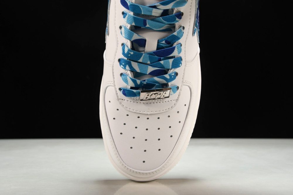 A Bathing Ape Bape Sta 'White ABC Camo - Blue' - Image 6