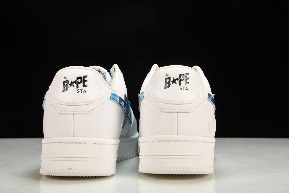 A Bathing Ape Bape Sta 'White ABC Camo - Blue' - Image 7