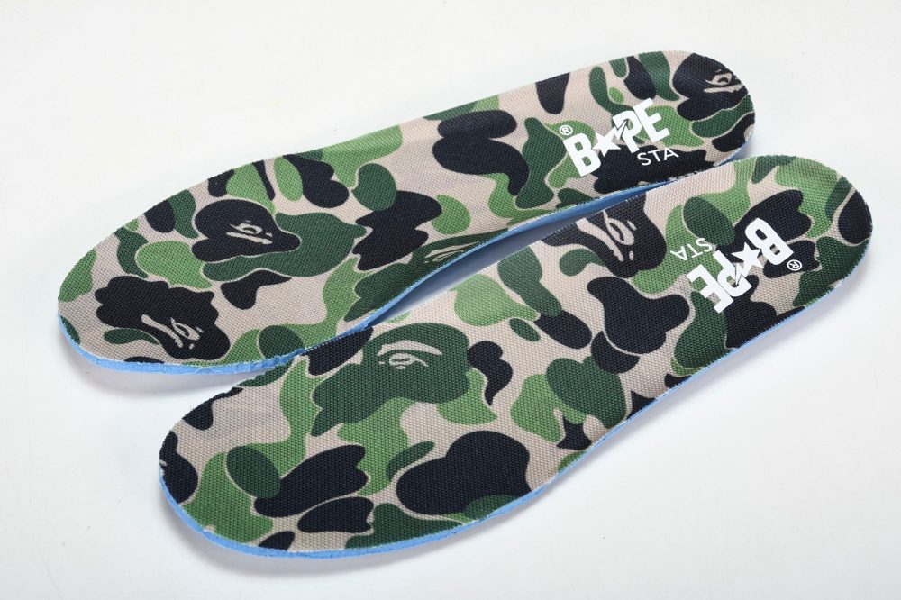 A Bathing Ape Bape Sta ‘White ABC Camo Green' - Image 12