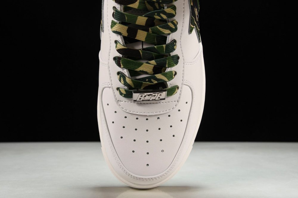 A Bathing Ape Bape Sta ‘White ABC Camo Green' - Image 6