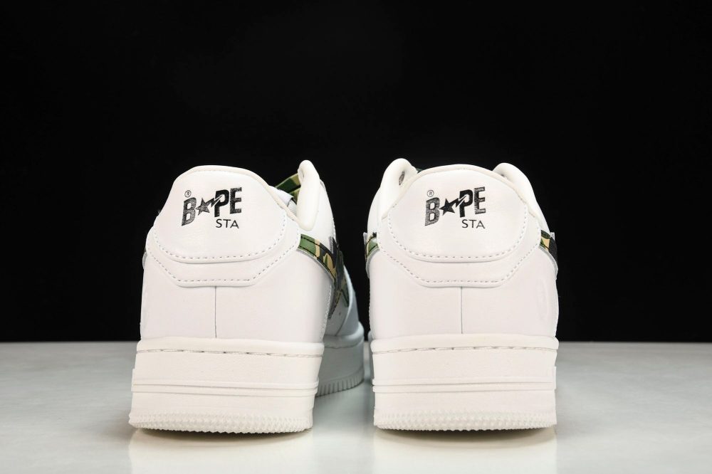 A Bathing Ape Bape Sta ‘White ABC Camo Green' - Image 7