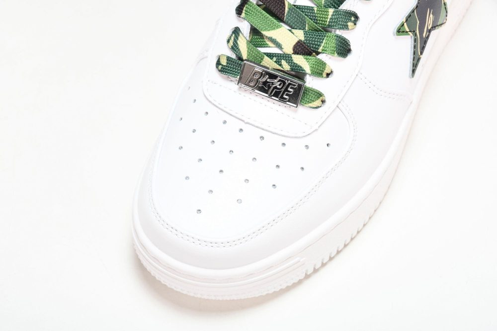 A Bathing Ape Bape Sta ‘White ABC Camo Green' - Image 9