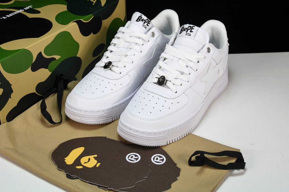 A Bathing Ape Bape Sta 'White' - Image 15