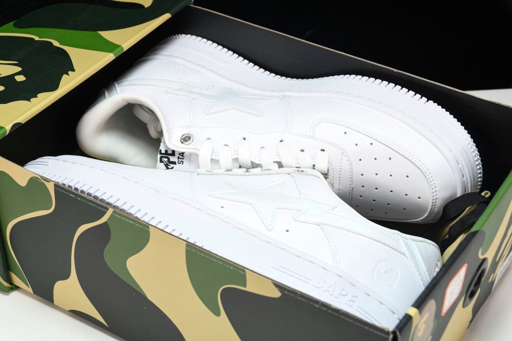 A Bathing Ape Bape Sta 'White' - Image 16