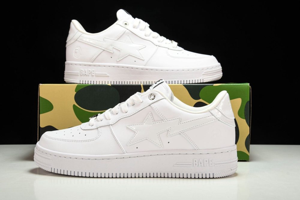 A Bathing Ape Bape Sta 'White' - Image 17