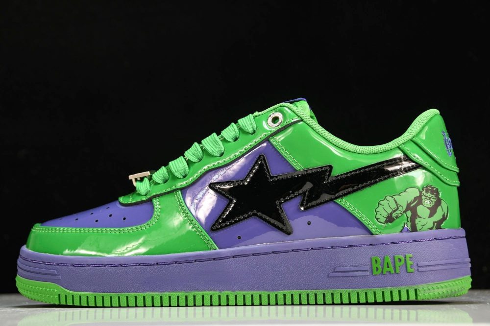 A Bathing Ape Bape Sta x Mrvl 'Hūlk'