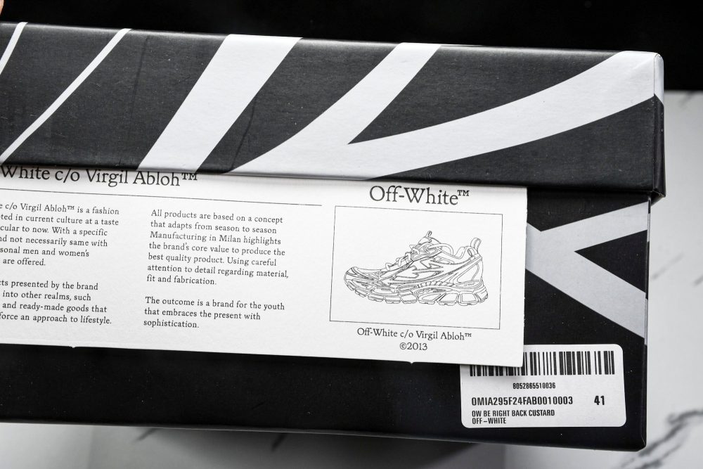 Off-White "Be Right Back" Sneaker 'Milan' - Image 26