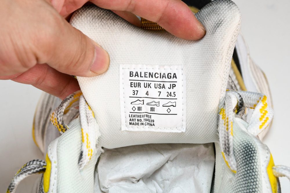 Cargo Sneaker 'White Yellow' - Image 12