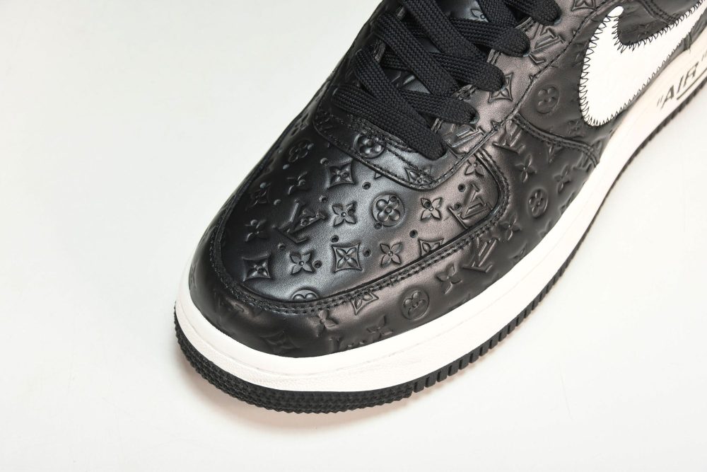Louis Vuittоп x AF1 by Virgil Abloh 'Black' - Image 9