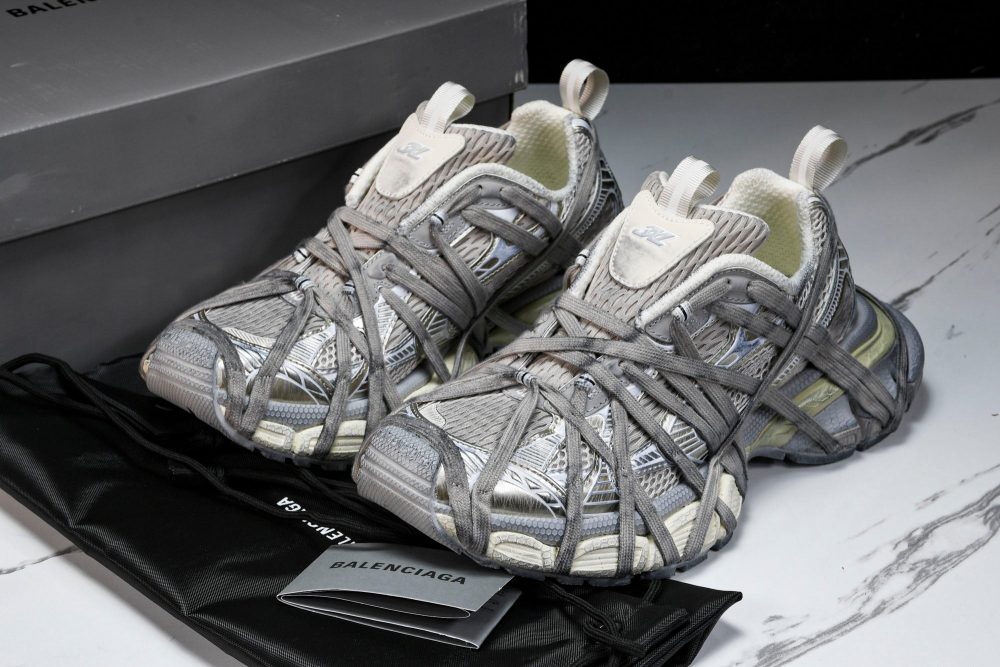 3XL Sneaker Extreme Lace 'Silver' - Image 22
