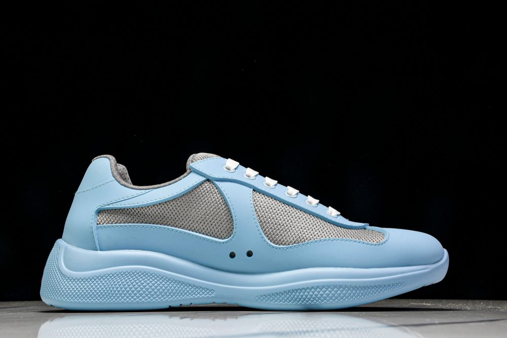 Prada America's Cup Sneaker Soft Rubber 'Light Blue' - Image 3