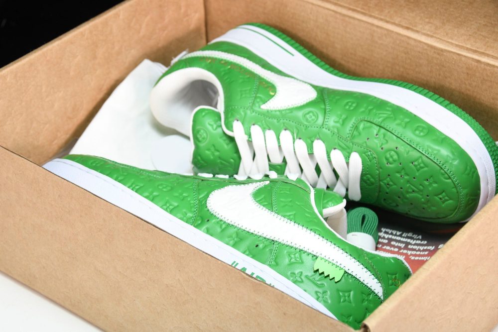 Louis Vuittоп x AF1 by Virgil Abloh 'Green' - Image 26
