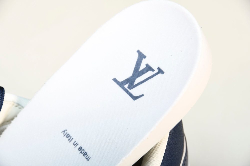 Louis Vuittоп Trainer Low Velcro Strap 'Navy Mesh' - Image 16