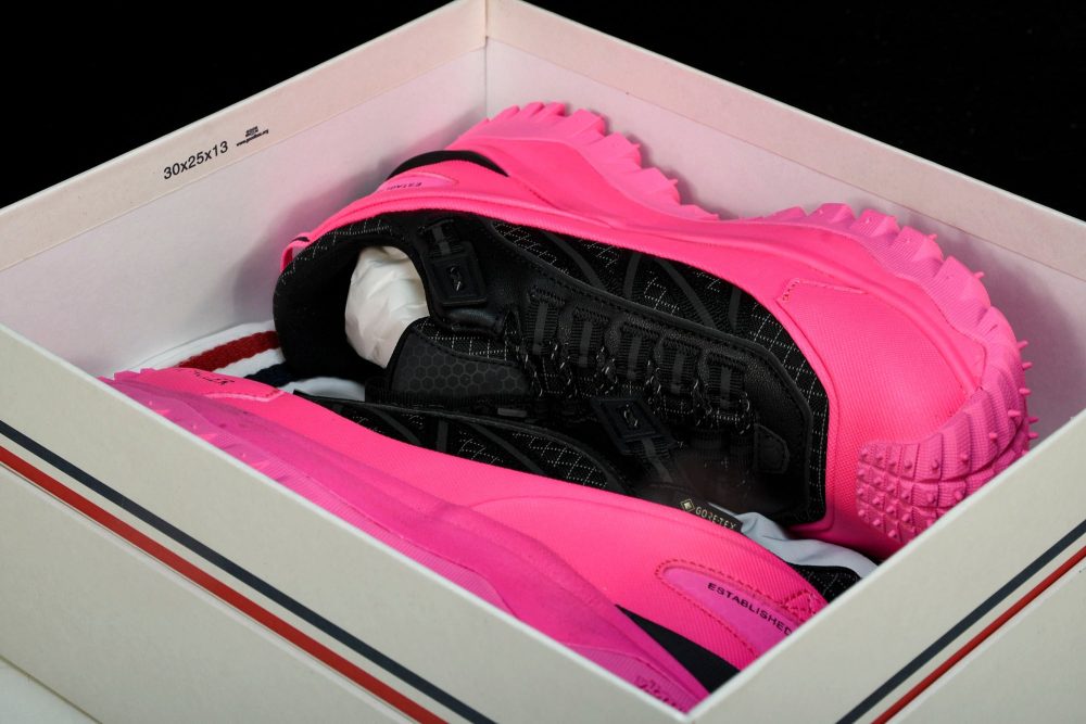Moncler Trailgrip GTX 'Pink Black' - Image 21