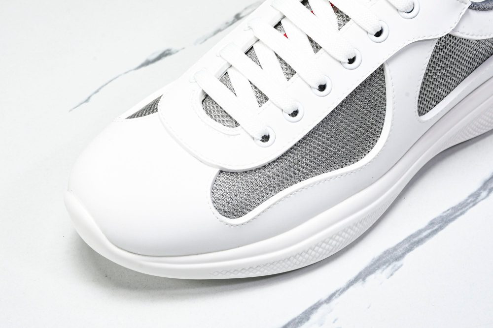 Prada America's Cup Sneaker Soft Rubber 'Cream White' - Image 9