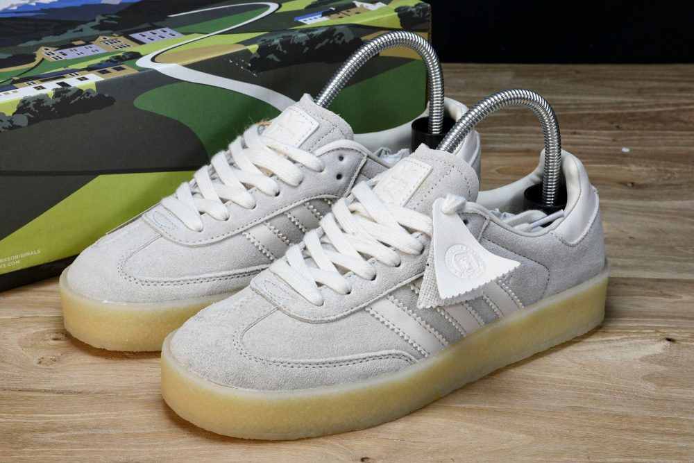 AD x Clarks '8th Street Samba' by Ronny Fieg 'Grey' - Image 21