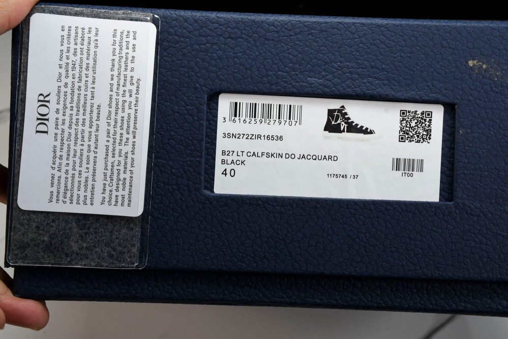 D1or B23 Skate High 'Black' - Image 30