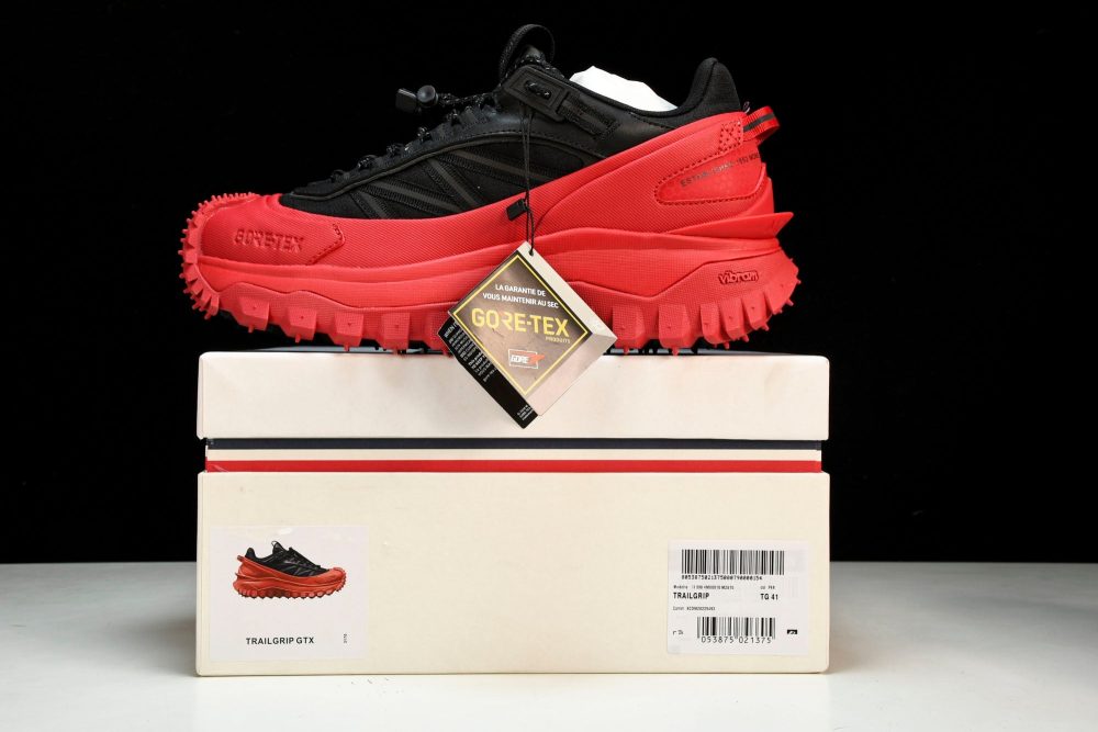 Moncler Trailgrip GTX 'Red Black' - Image 26