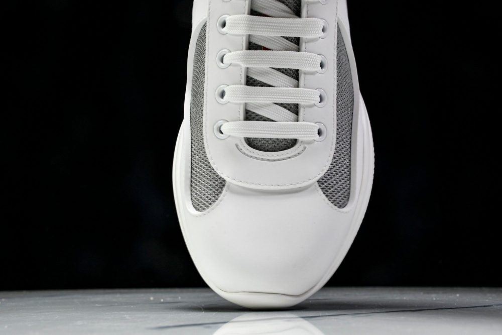 Prada America's Cup Sneaker Soft Rubber 'Cream White' - Image 6